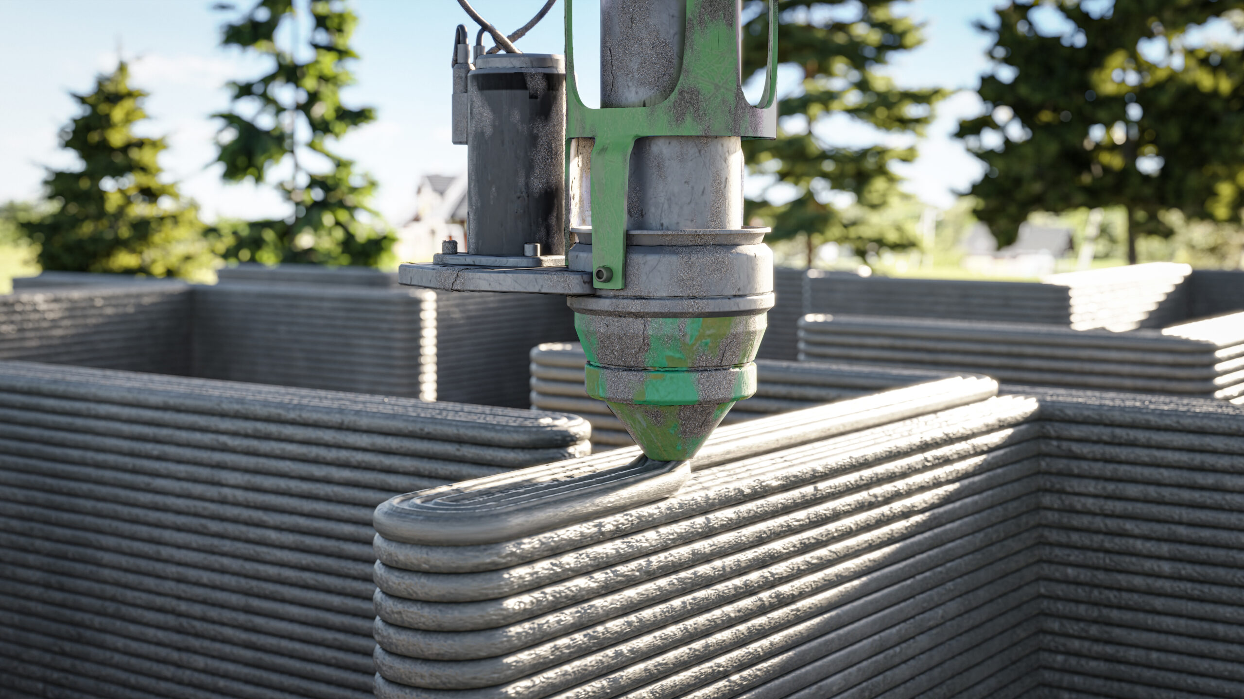 3D printing, road construction, additive manufacturing, sustainable infrastructure, rapid construction, concrete printing, smart roads, recycled materials, construction innovation.
